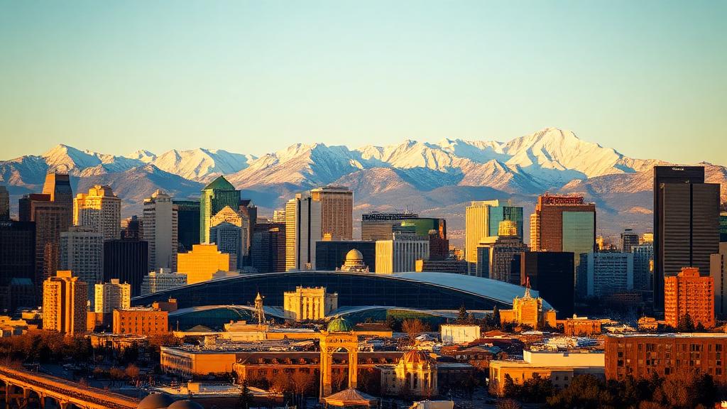 Colorado city skyline