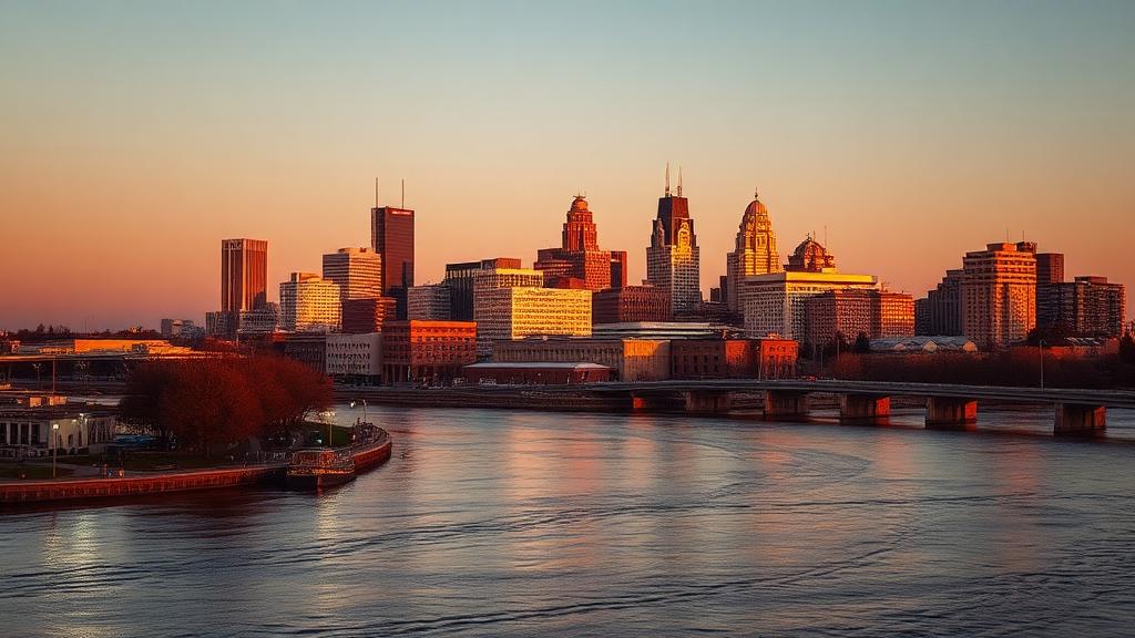 Delaware city skyline