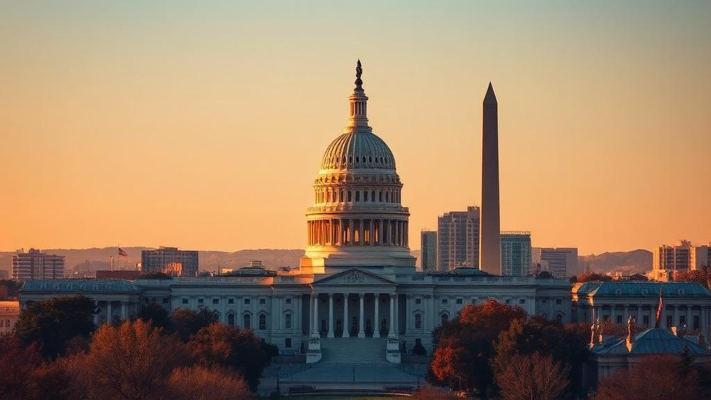 District of Columbia city skyline