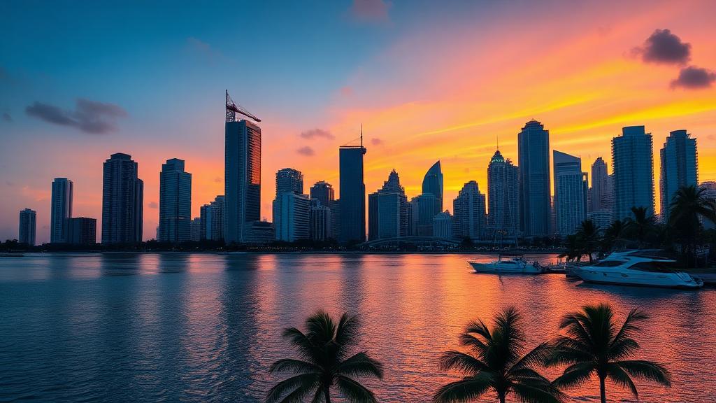 Florida city skyline