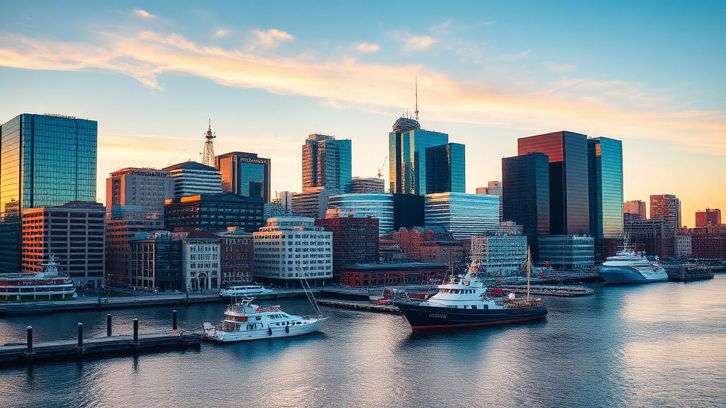 Maryland city skyline