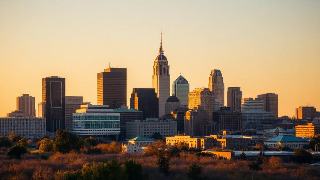 Missouri city skyline