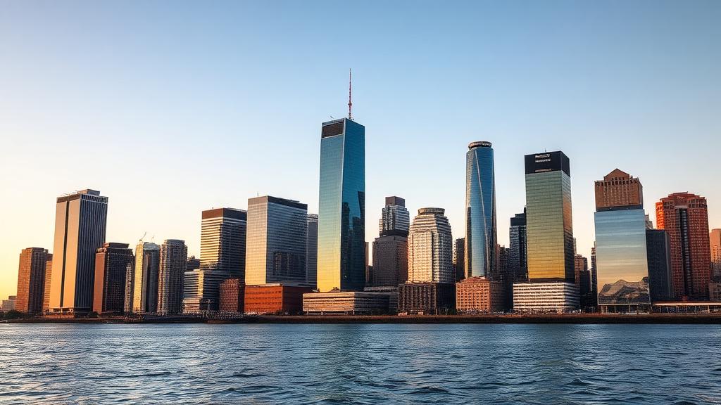 New Jersey city skyline