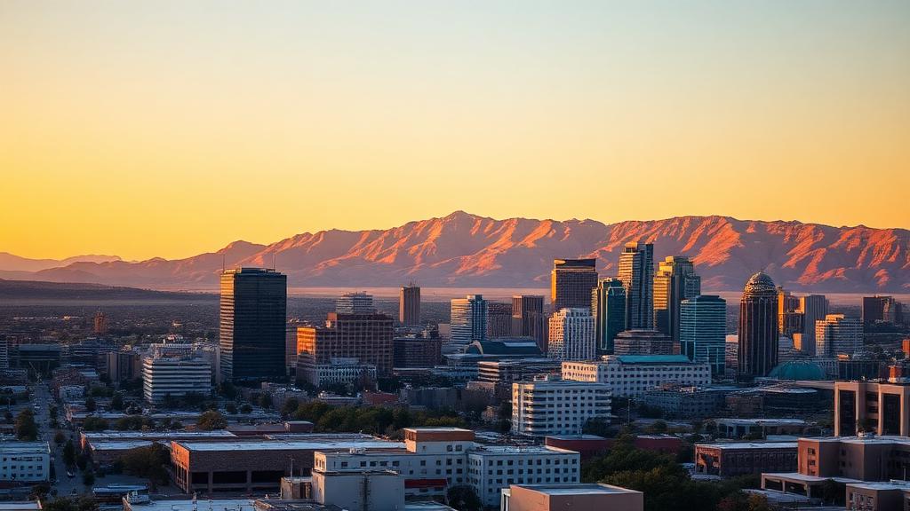 New Mexico city skyline