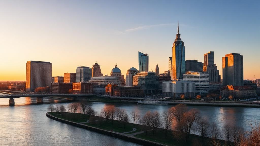 Ohio city skyline