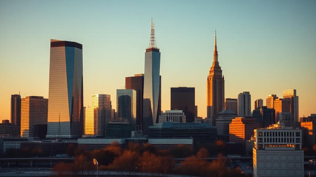 Pennsylvania city skyline