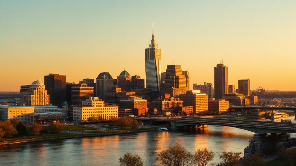 Tennessee city skyline
