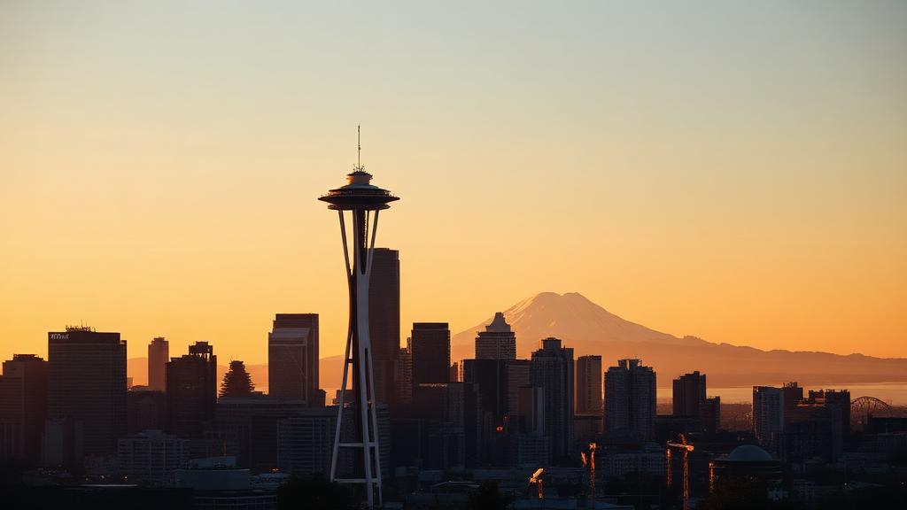 Washington city skyline